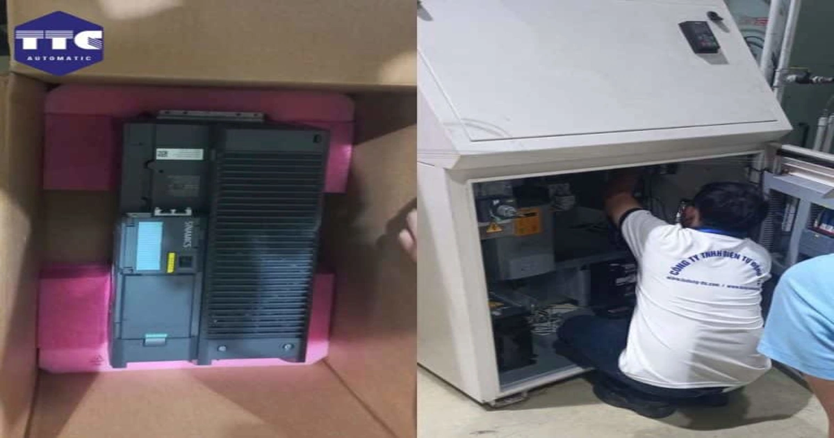 TTC Tự Động Hóa Lắp Đặt Biến Tần Siemens SINAMICS G120C Cho Nhà Máy