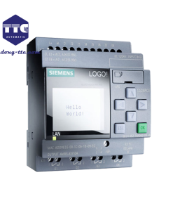 LOGO! 24CE, logic module, display PS/I/O: 24 V/24 V/24 V trans