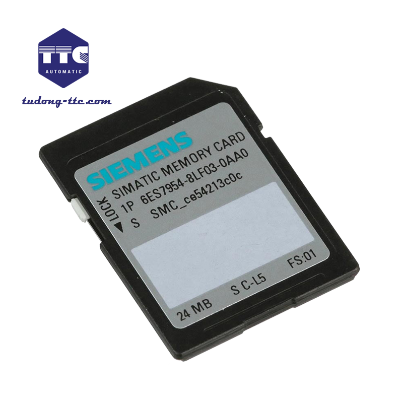 6ES7954-8LF03-0AA0 | MEMORY CARD FOR S7-1X00