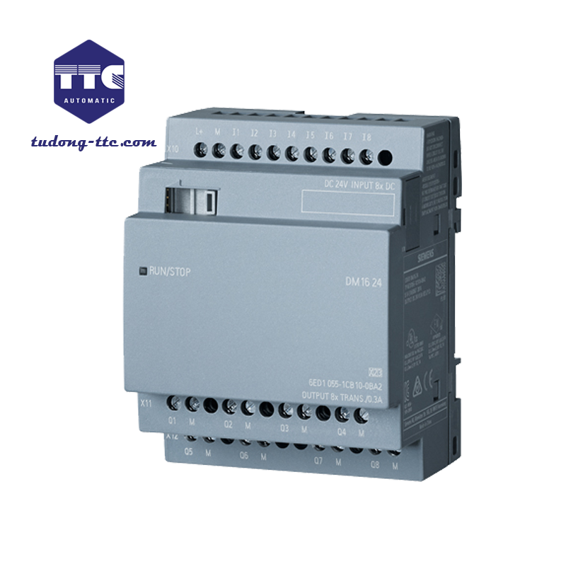 6ED1055-1NB10-0BA2 | LOGO! DM16 24R expansion module PS/I/O: 24 V