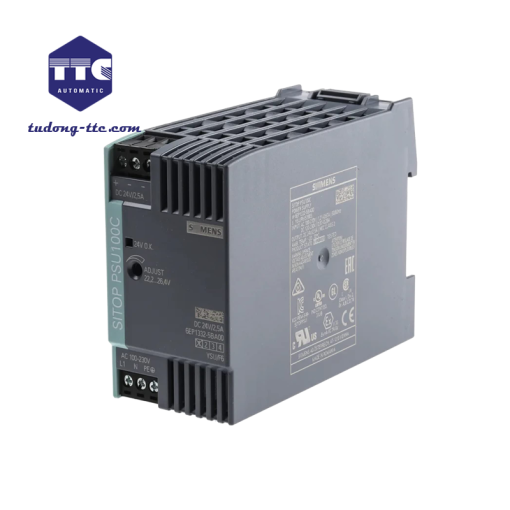 6EP1332-5BA00 | SITOP PSU100C 24 V/2.5 A stabilized power supply