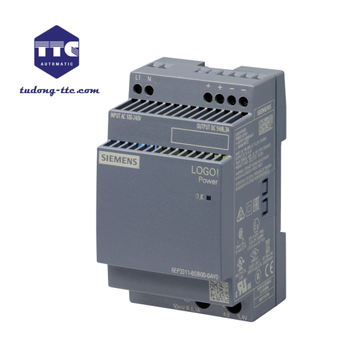 6EP3332-6SB00-0AY0 | LOGO!POWER 24 V / 2.5 A Stabilized power supply