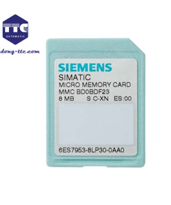 6ES7953-8LP31-0AA0 | Micro Memory Card for S7-300 8 MB
