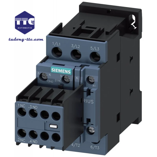 3RT2024-1BB44 | power contactor 12 A 5.5 kW / 400 V 3-pole 24 V